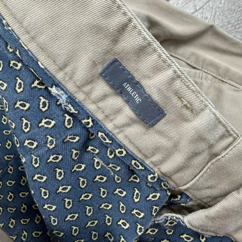 Bonobos Men's Athletic Fit Chino Pants Khaki Beige Size Fits 32x29